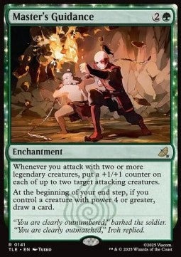 Master's Guidance (V.1) - Magic: The Gathering | Avatar: The Last Airbender: Eternal (Rare) [TLE-141] Immagine principale del prodotto