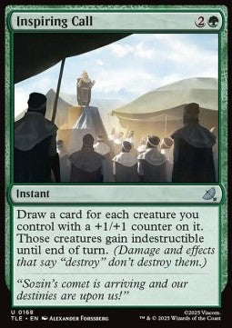 Inspiring Call - Magic: The Gathering | Avatar: The Last Airbender: Eternal (Uncommon) [TLE-168] Main image