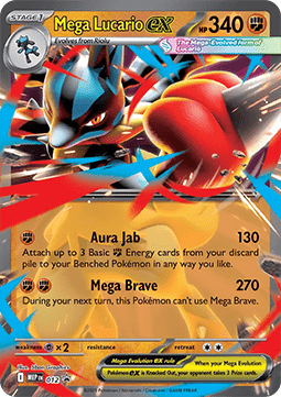 Mega Lucario ex - MEP Black Star Promos (Promo) [MEP-012] Main image
