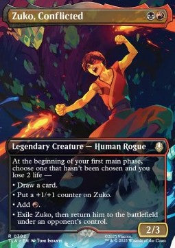 Zuko, Conflicted - Magic: The Gathering | Avatar: The Last Airbender: Extras (Rare) [XTLA-302] Hoofdafbeelding