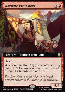 Wartime Protestors - Magic: The Gathering | Avatar: The Last Airbender: Extras (Rare) [XTLA-375] Hoofdafbeelding