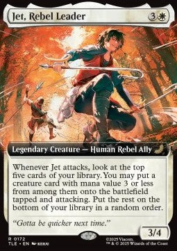 Jet, Rebel Leader (V.2) - Magic: The Gathering | Avatar: The Last Airbender: Eternal (Rare) [TLE-172] Main image