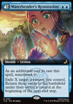Waterbender's Restoration (V.2) - Magic: The Gathering | Avatar: The Last Airbender: Eternal (Rare) [TLE-183] Main image