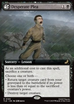 Desperate Plea (V.2) - Magic: The Gathering | Avatar: The Last Airbender: Eternal (Rare) [TLE-185] Main image