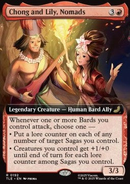Chong and Lily, Nomads (V.2) - Magic: The Gathering | Avatar: The Last Airbender: Eternal (Rare) [TLE-192] Main image
