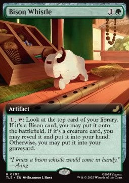 Bison Whistle (V.2) - Magic: The Gathering | Avatar: The Last Airbender: Eternal (Rare) [TLE-202] Immagine principale del prodotto