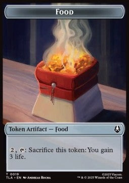 Food Token // Dragon Token (R 4/4 Flying, firebending 4) - Magic: The Gathering | Avatar: The Last Airbender: Tokens (Token) [TTLA-T 19/9] Image principale du produit