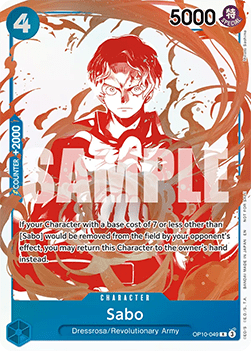 Sabo (OP10-049) (V.2) - Unnumbered Promos (Rare) [UP-OP10-049] Hoofdafbeelding