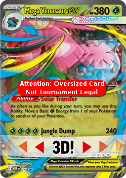 Mega Venusaur ex - MEP Black Star Promos (Oversized) [MEP-013] Hauptbild