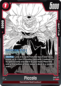 Piccolo (SB02-013) [Fusion World] Main image