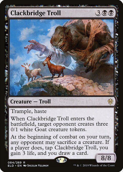 Clackbridge Troll – Throne of Eldraine (ELD-84) Magic: The Gathering card | LC-REM-20260804-15150834123084-85929131-4df6-415c-b592-aefb2943c477