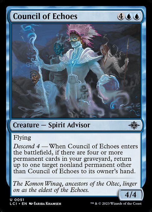 Council of Echoes – The Lost Caverns of Ixalan (LCI-51) Magic: The Gathering card Hoofdafbeelding
