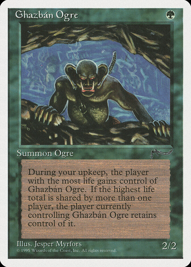 Magic-kaart Ghazbán Ogre CHR-65 uit Chronicles (Common)