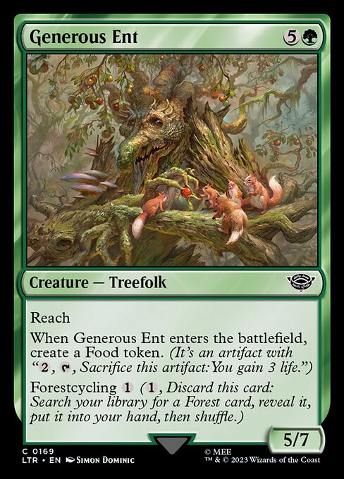 Generous Ent – The Lord of the Rings: Tales of Middle-earth (LTR-169) Magic: The Gathering card | LC-REM-20260804-15151037808972-85d22d5d-3875-42ff-b51e-c6e21db201f5