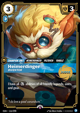 Heimerdinger, Inventor (V.2 - Rare) - Origins: Promos (Rare) [OGNX-111]