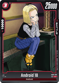 Android 18 (FB08-005) - Saiyan's Pride [Fusion World] (Common) [FB08-005]