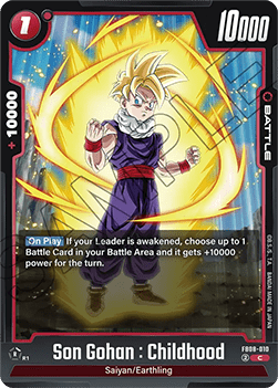 Son Gohan : Childhood (FB08-010) - Saiyan's Pride [Fusion World] (Common) [FB08-010] Immagine principale del prodotto