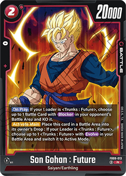Son Gohan : Future (FB08-013) - Saiyan's Pride [Fusion World] (Rare) [FB08-013] Immagine principale del prodotto