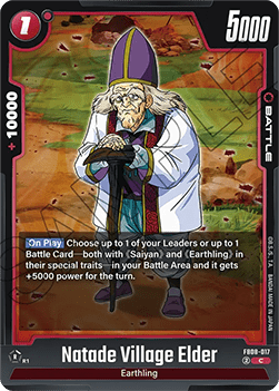 Natade Village Elder (FB08-017) - Saiyan's Pride [Fusion World] (Common) [FB08-017] Image principale du produit