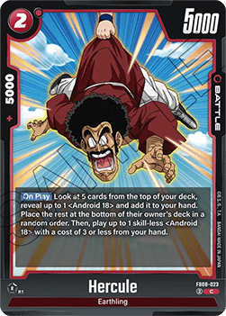 Hercule (FB08-023) - Saiyan's Pride [Fusion World] (Common) [FB08-023] Image principale du produit