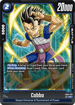 Cabba (FB08-028) - Saiyan's Pride [Fusion World] (Uncommon) [FB08-028] Image principale du produit