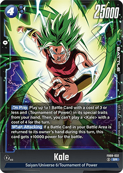 Kale (FB08-032)  (V.1 - Super Rare) - Saiyan's Pride [Fusion World] (Super Rare) [FB08-032] Image principale du produit