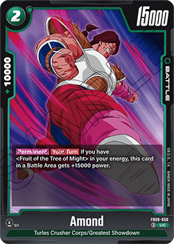 Amond (FB08-050) - Saiyan's Pride [Fusion World] (Uncommon) [FB08-050] Image principale du produit