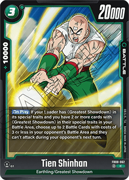 Tien Shinhan (FB08-062) - Saiyan's Pride [Fusion World] (Common) [FB08-062] Immagine principale del prodotto