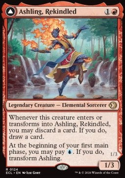 Ashling, Rekindled // Ashling, Rimebound - Lorwyn Eclipsed (Rare) [ECL-124] Imagen principal del producto