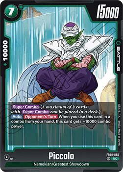 Piccolo (FB08-065)  (V.1 - Uncommon) - Saiyan's Pride [Fusion World] (Uncommon) [FB08-065] Image principale du produit