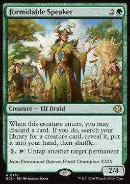 Formidable Speaker - Lorwyn Eclipsed (Rare) [ECL-176] Hover Image