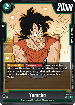 Yamcha (FB08-066) - Saiyan's Pride [Fusion World] (Common) [FB08-066] Immagine principale del prodotto