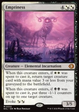 Emptiness - Lorwyn Eclipsed (Mythic) [ECL-222] Imagen principal del producto