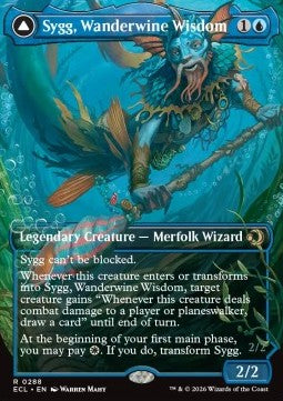 Sygg, Wanderwine Wisdom // Sygg, Wanderbrine Shield - Lorwyn Eclipsed: Extras (Rare) [XECL-288] Imagen principal del producto