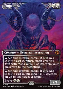 Emptiness - Lorwyn Eclipsed: Extras (Mythic) [XECL-294] Hauptbild