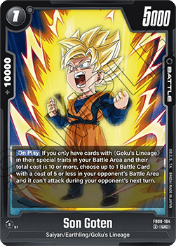 Son Goten (FB08-104) - Saiyan's Pride [Fusion World] (Uncommon) [FB08-104] Immagine principale del prodotto