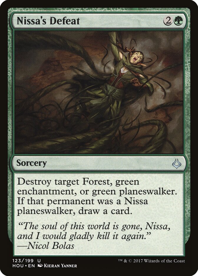 Nissa's Defeat - Hour of Devastation (Uncommon) [HOU-123]