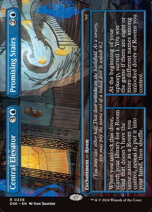 Central Elevator // Promising Stairs – Duskmourn: House of Horror (DSK-336) Magic: The Gathering card | LC-REM-20260804-15517353509196-8634ba10-0312-4efe-9ddd-786c87d22131 Hauptbild