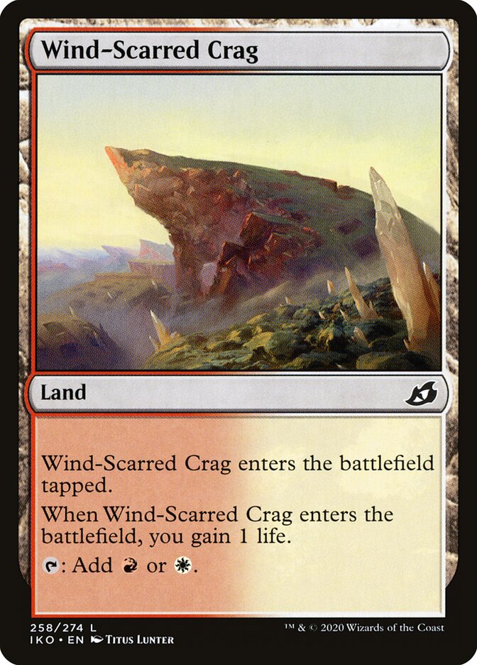 Wind-Scarred Crag - Ikoria: Lair of Behemoths (Common) [IKO-258]
