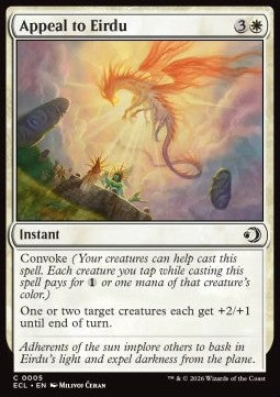 Appeal to Eirdu - Lorwyn Eclipsed (Common) [ECL-5]