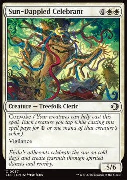 Sun-Dappled Celebrant - Lorwyn Eclipsed (Common) [ECL-37]