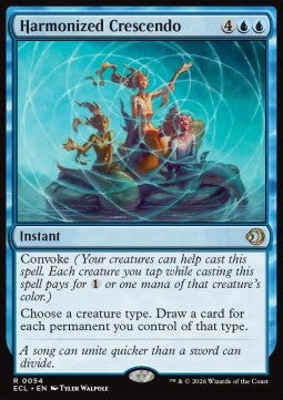 Harmonized Crescendo - Lorwyn Eclipsed (Rare) [ECL-54]