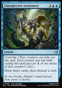 Unexpected Assistance - Lorwyn Eclipsed (Common) [ECL-80] Hover Image