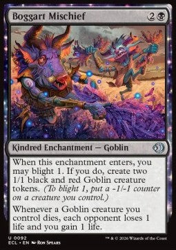 Boggart Mischief - Lorwyn Eclipsed (Uncommon) [ECL-92] Imagen principal del producto