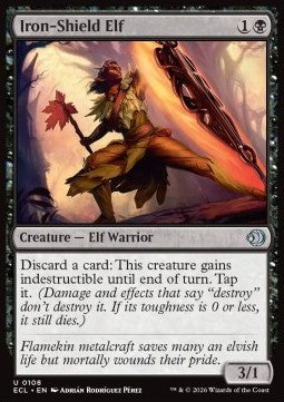 Iron-Shield Elf - Lorwyn Eclipsed (Uncommon) [ECL-108] Hover Image