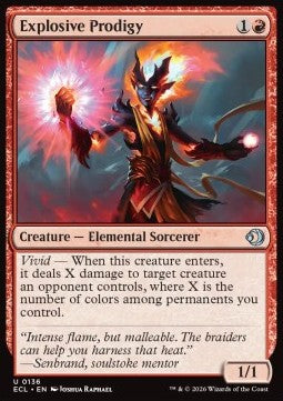 Explosive Prodigy - Lorwyn Eclipsed (Uncommon) [ECL-136] Imagen principal del producto