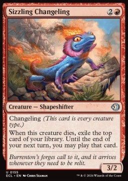 Sizzling Changeling - Lorwyn Eclipsed (Uncommon) [ECL-155] Imagen principal del producto