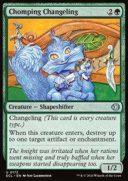 Chomping Changeling - Lorwyn Eclipsed (Uncommon) [ECL-172] Imagen principal del producto