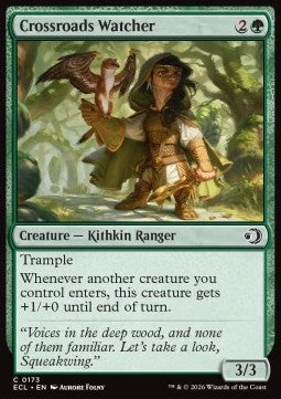 Crossroads Watcher - Lorwyn Eclipsed (Common) [ECL-173] Hover Image