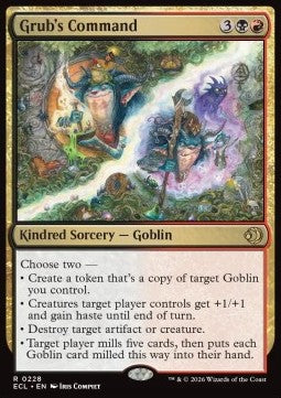 Grub's Command - Lorwyn Eclipsed (Rare) [ECL-228] Imagen principal del producto